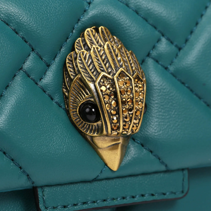 Kurt Geiger NZ - Kurt Geiger Petrol London Leather Mini Kensington PZ2X49