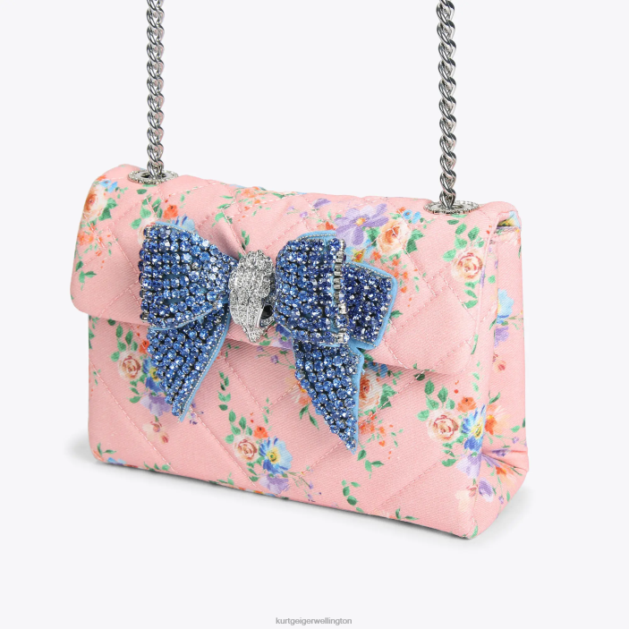 Kurt Geiger NZ - Kurt Geiger Pink Combination London Bow Medium Kensington PZ2X85