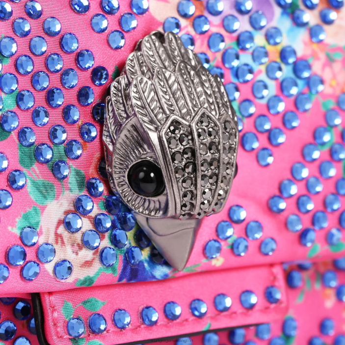 Kurt Geiger NZ - Kurt Geiger Pink Combination London Fabric Mini Kensington PZ2X36