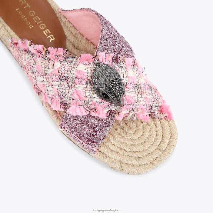 Kurt Geiger NZ - Kurt Geiger Pink Combination London Kensington Espadrille PZ2X443