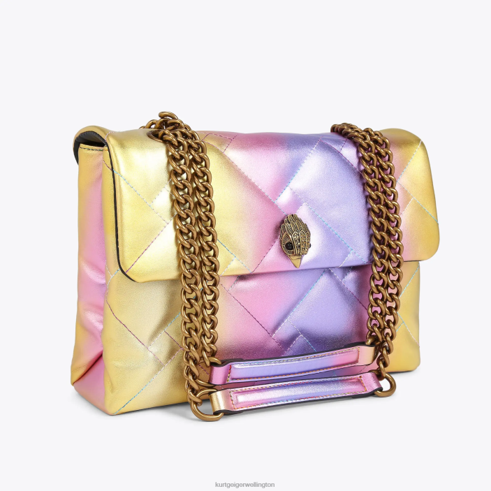 Kurt Geiger NZ - Kurt Geiger Pink Combination London Large Kensington Soft PZ2X94