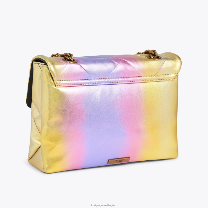 Kurt Geiger NZ - Kurt Geiger Pink Combination London Large Kensington Soft PZ2X94