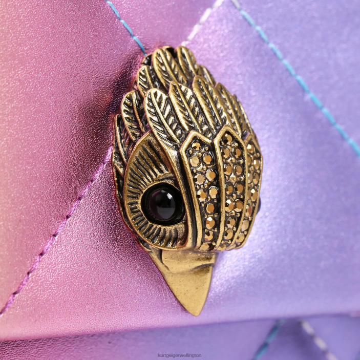 Kurt Geiger NZ - Kurt Geiger Pink Combination London Large Kensington Soft PZ2X94