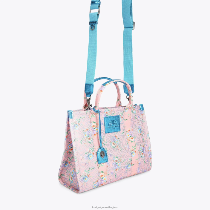 Kurt Geiger NZ - Kurt Geiger Pink Combination London Southbank Tote PZ2X469