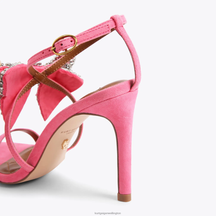 Kurt Geiger NZ - Kurt Geiger Pink London Bromley Bow Sandal 95 PZ2X337