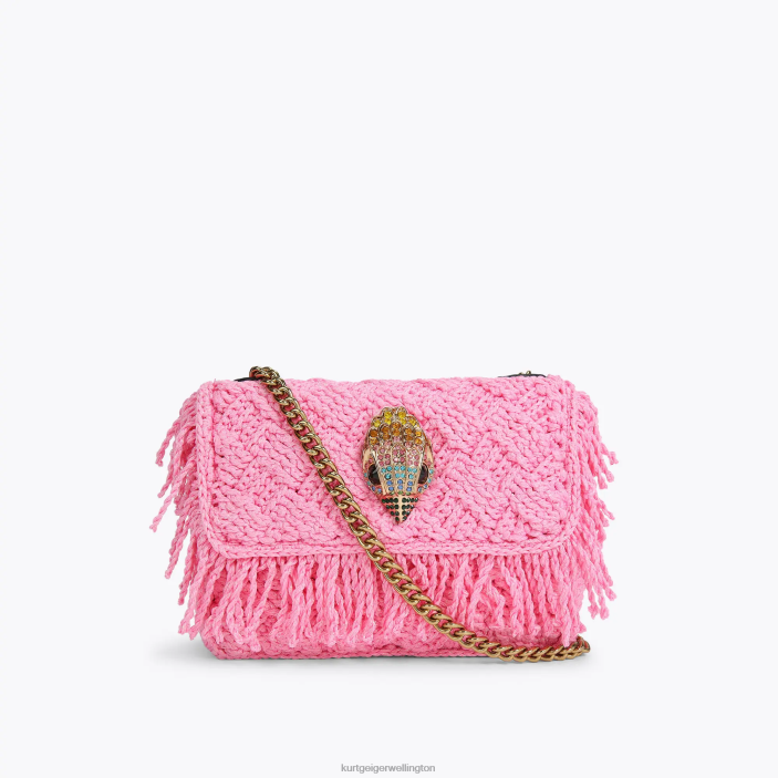 Kurt Geiger NZ - Kurt Geiger Pink London Crochet Kensington PZ2X44