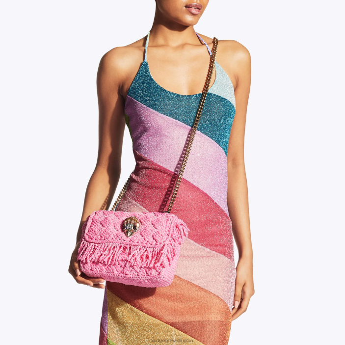 Kurt Geiger NZ - Kurt Geiger Pink London Crochet Kensington PZ2X44