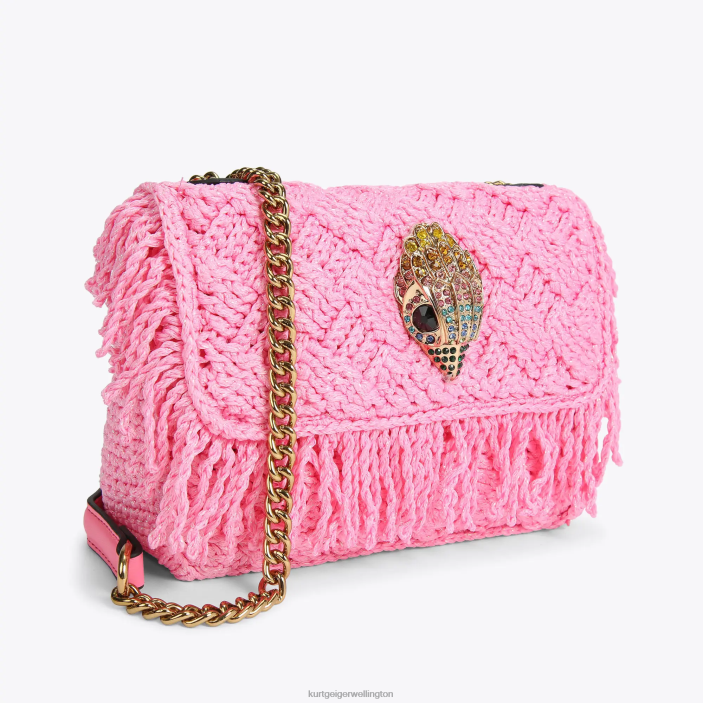 Kurt Geiger NZ - Kurt Geiger Pink London Crochet Kensington PZ2X44