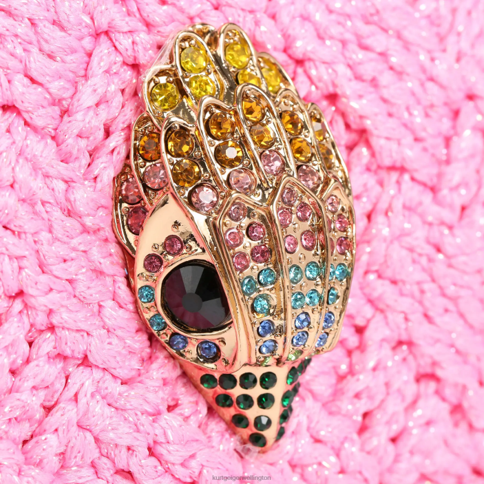 Kurt Geiger NZ - Kurt Geiger Pink London Crochet Kensington PZ2X44