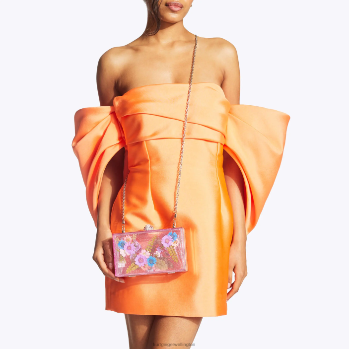 Kurt Geiger NZ - Kurt Geiger Pink London Flower Box Clutch PZ2X477