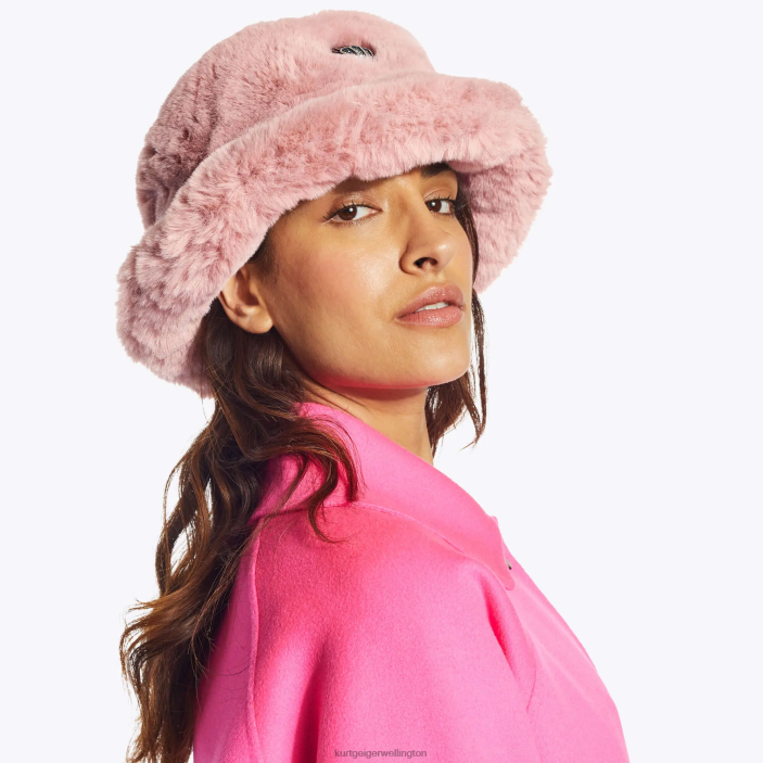 Kurt Geiger NZ - Kurt Geiger Pink London Poppy Bucket Hat PZ2X507