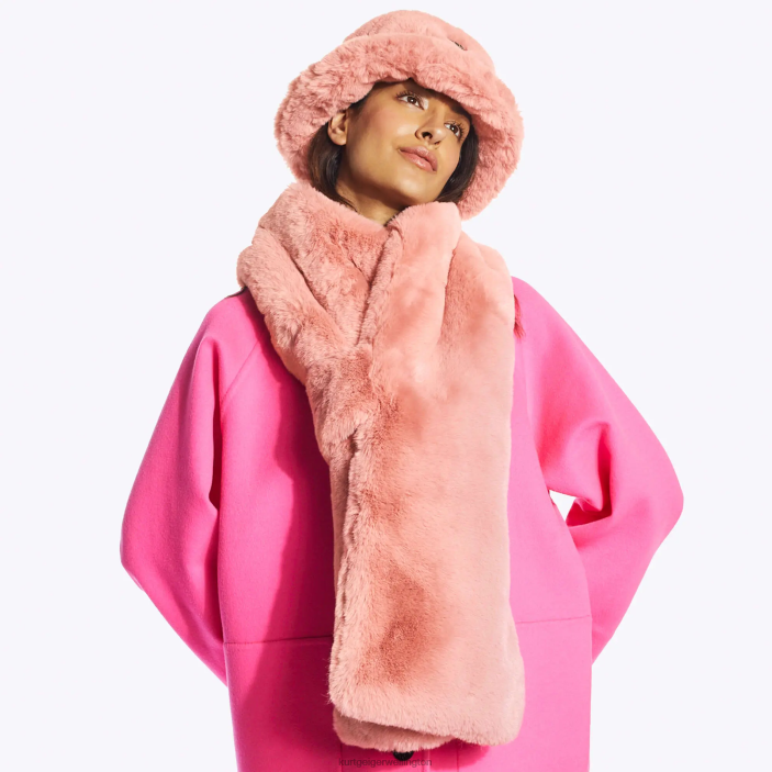 Kurt Geiger NZ - Kurt Geiger Pink London Poppy Scarf PZ2X514