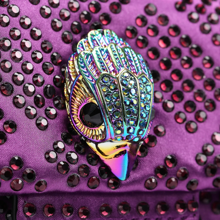 Kurt Geiger NZ - Kurt Geiger Purple London Fabric Mini Kensington PZ2X37