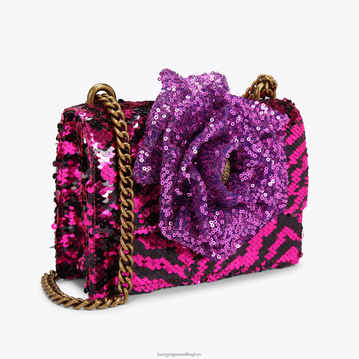 Kurt Geiger NZ - Kurt Geiger Purple London Shoreditch Small Cross Body PZ2X143
