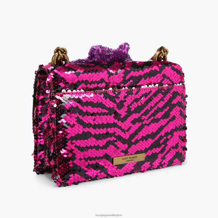 Kurt Geiger NZ - Kurt Geiger Purple London Shoreditch Small Cross Body PZ2X143