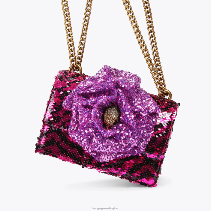 Kurt Geiger NZ - Kurt Geiger Purple London Shoreditch Small Cross Body PZ2X143