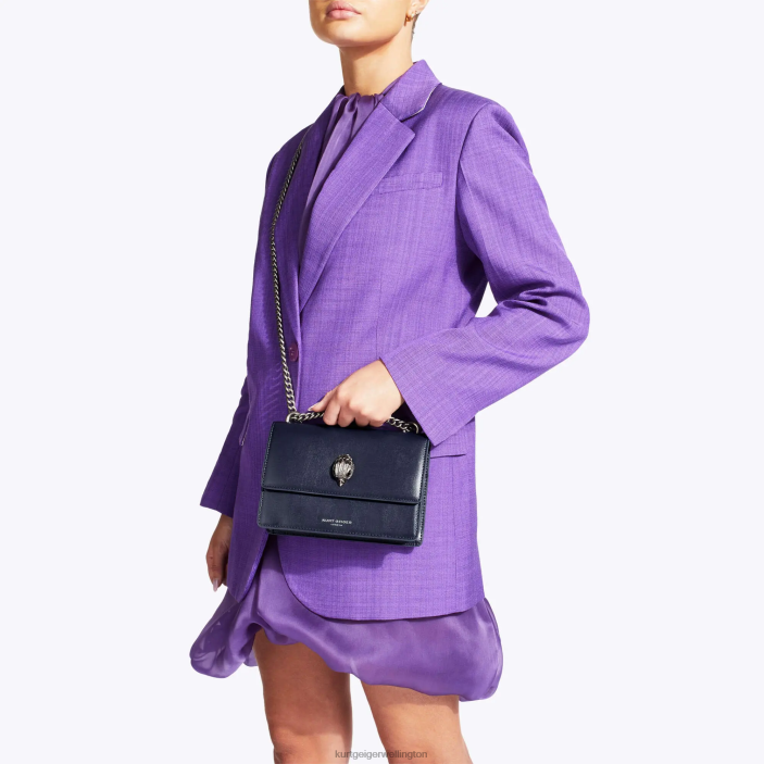 Kurt Geiger NZ - Kurt Geiger Purple London Shoreditch Small Crossbody PZ2X141
