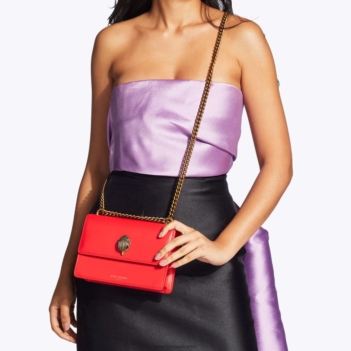 Kurt Geiger NZ - Kurt Geiger Red London Shoreditch Small Cross Body PZ2X128