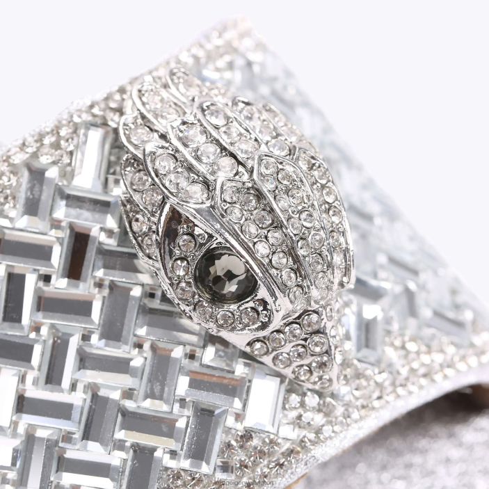 Kurt Geiger NZ - Kurt Geiger Silver Combination London Kensington Sandal PZ2X412