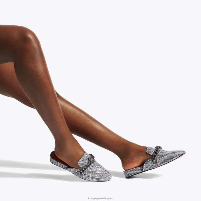 Kurt Geiger NZ - Kurt Geiger Silver London Chelsea Mule PZ2X362