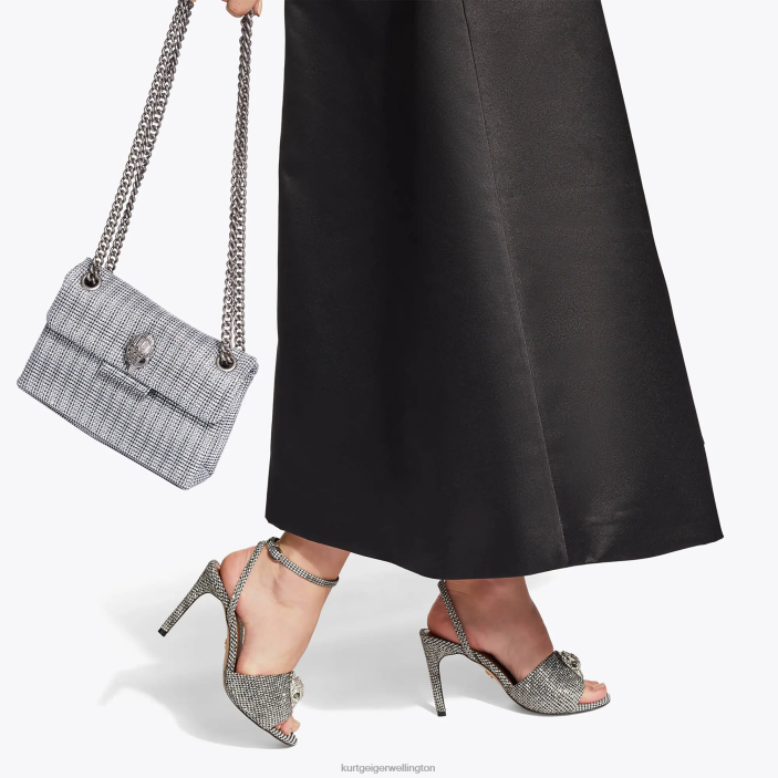 Kurt Geiger NZ - Kurt Geiger Silver London Fabric Mini Kensington PZ2X35