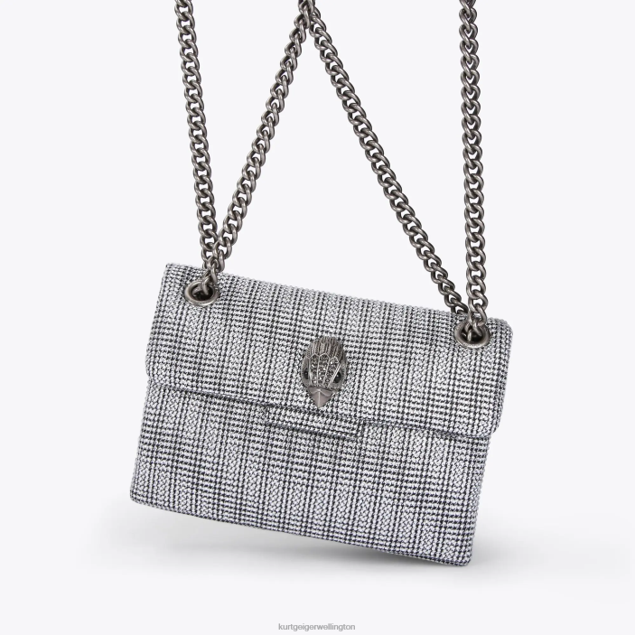 Kurt Geiger NZ - Kurt Geiger Silver London Fabric Mini Kensington PZ2X35