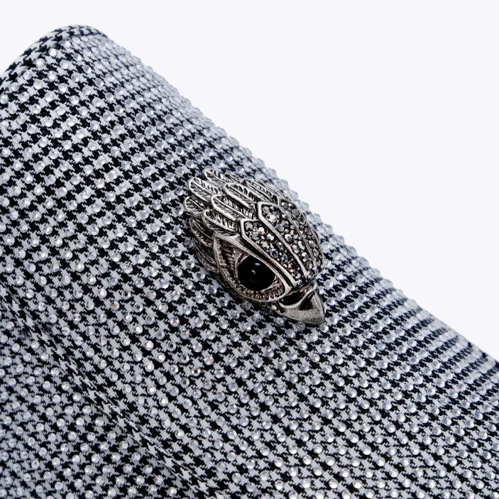 Kurt Geiger NZ - Kurt Geiger Silver London Hugh Eagle Herringbone PZ2X629