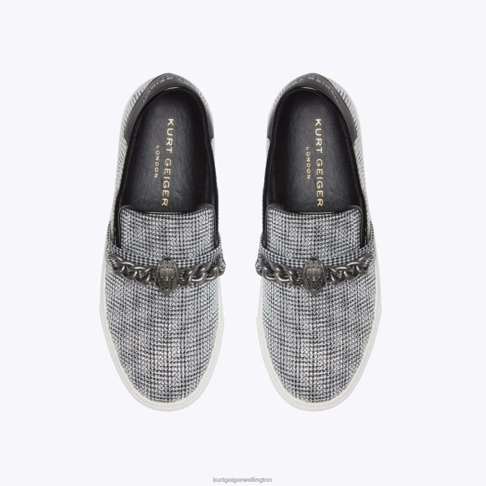 Kurt Geiger NZ - Kurt Geiger Silver London Laney Chelsea Slip On PZ2X376