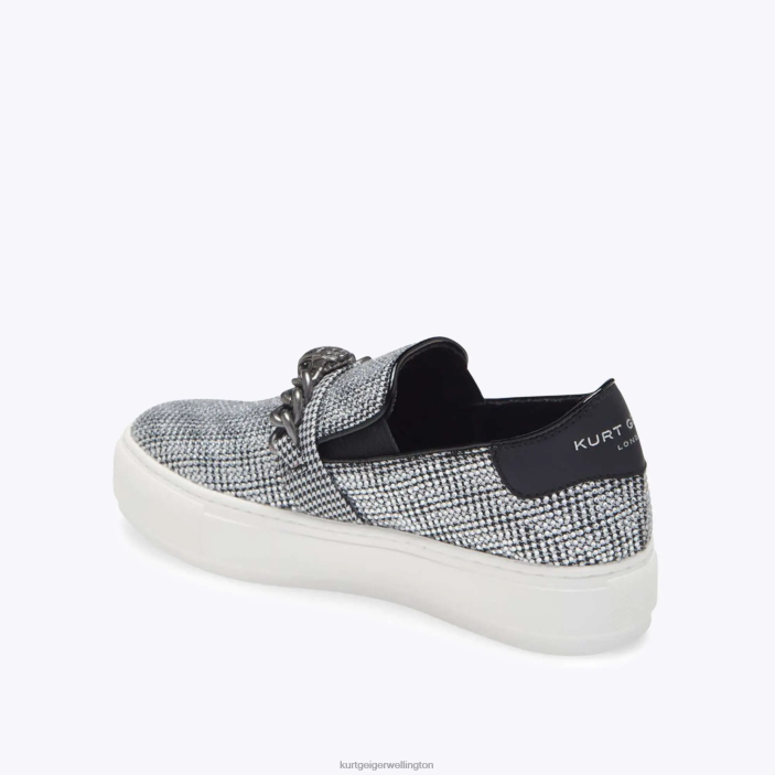 Kurt Geiger NZ - Kurt Geiger Silver London Laney Chelsea Slip On PZ2X376