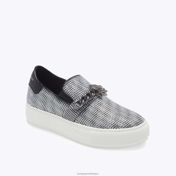 Kurt Geiger NZ - Kurt Geiger Silver London Laney Chelsea Slip On PZ2X376