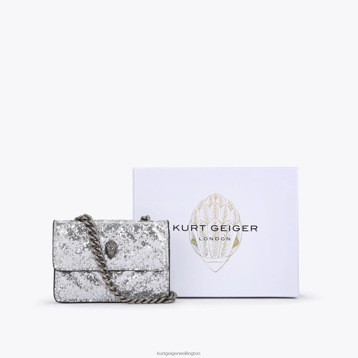 Kurt Geiger NZ - Kurt Geiger Silver London Micro Kensington PZ2X63