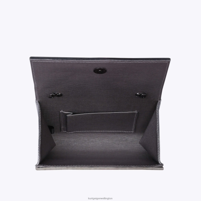 Kurt Geiger NZ - Kurt Geiger Silver London Party Eagle Clutch Drench PZ2X264