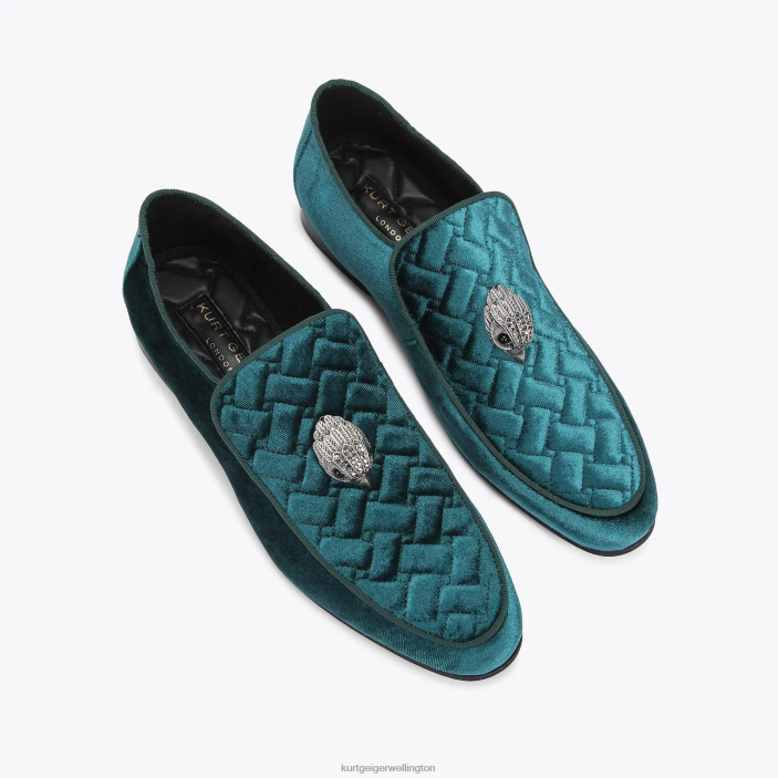 Kurt Geiger NZ - Kurt Geiger Teal London Hugh Eagle Head PZ2X625