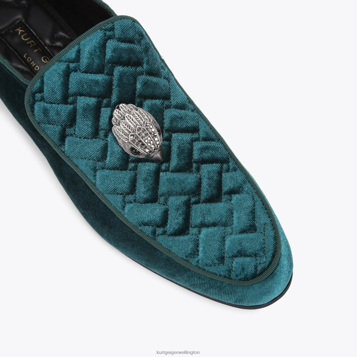 Kurt Geiger NZ - Kurt Geiger Teal London Hugh Eagle Head PZ2X625