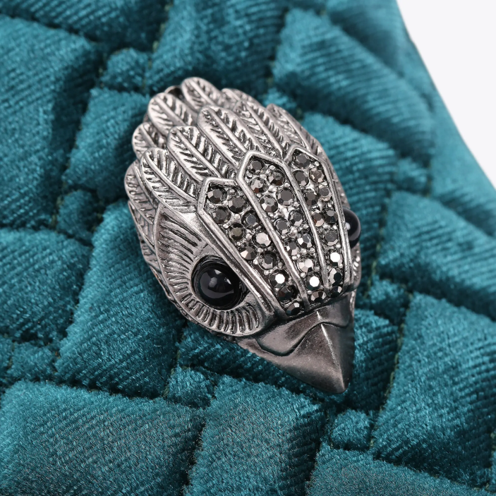 Kurt Geiger NZ - Kurt Geiger Teal London Hugh Eagle Head PZ2X625