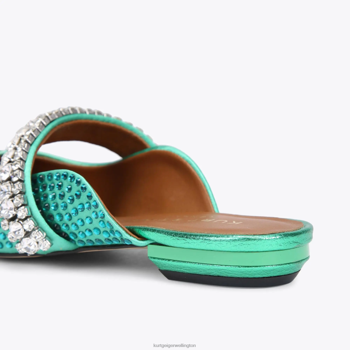 Kurt Geiger NZ - Kurt Geiger Teal London Princely Crystals PZ2X668