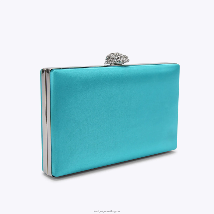 Kurt Geiger NZ - Kurt Geiger Turquoise London Kensington Clutch PZ2X60