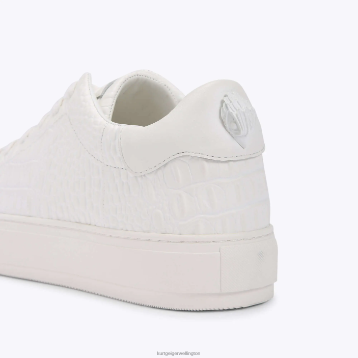 Kurt Geiger NZ - Kurt Geiger White London Laney Croc PZ2X603