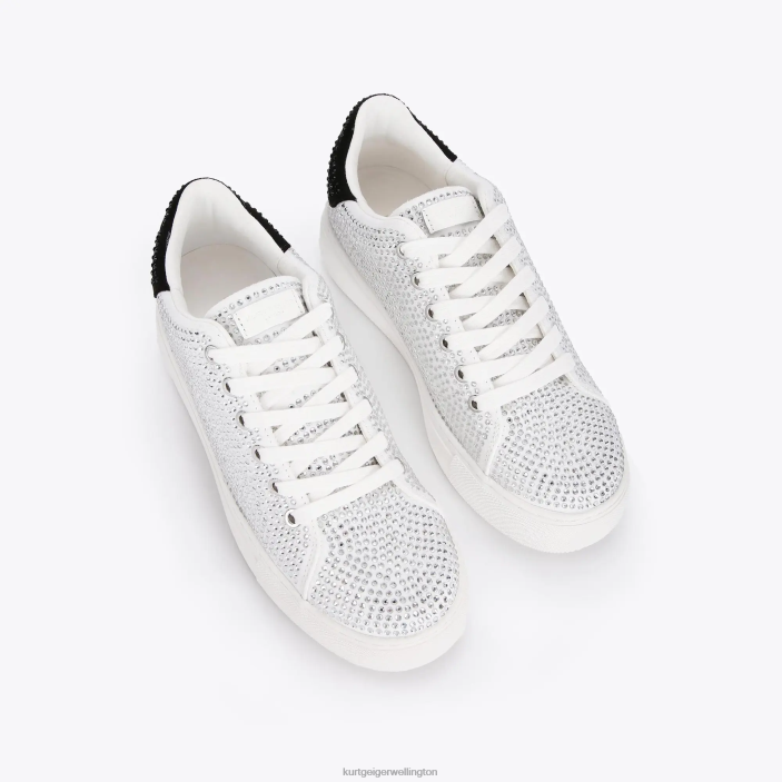 Kurt Geiger NZ - Kurt Geiger White London Laney Crystal PZ2X300