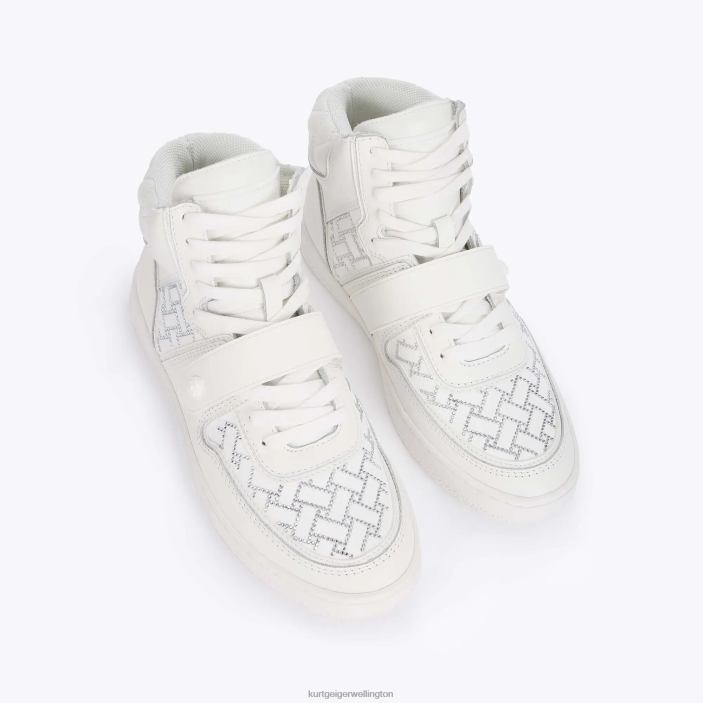 Kurt Geiger NZ - Kurt Geiger White London Legacy Crystal PZ2X391