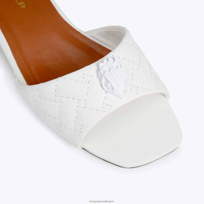 Kurt Geiger NZ - Kurt Geiger White London Mini Kensington Sandal PZ2X484