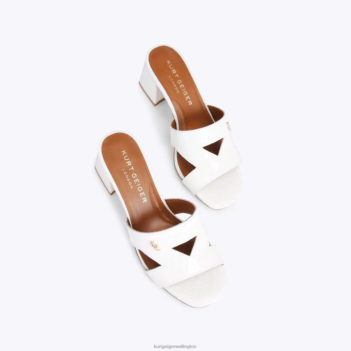 Kurt Geiger NZ - Kurt Geiger White London Odina Block PZ2X436