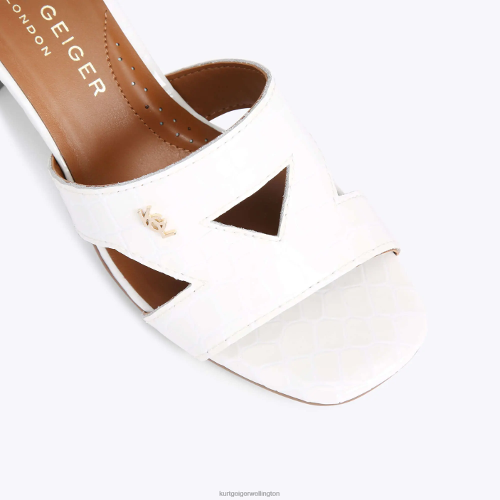 Kurt Geiger NZ - Kurt Geiger White London Odina Block PZ2X436