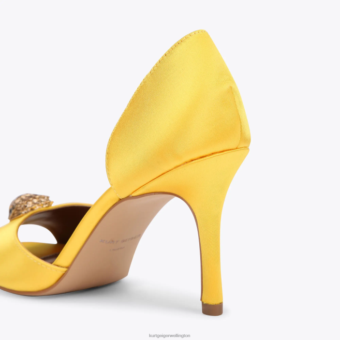 Kurt Geiger NZ - Kurt Geiger Yellow London Kensington D Orsay PZ2X343