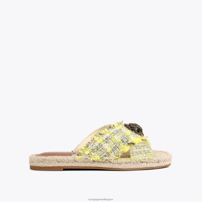 Kurt Geiger NZ - Kurt Geiger Yellow London Kensington Espadrille PZ2X445