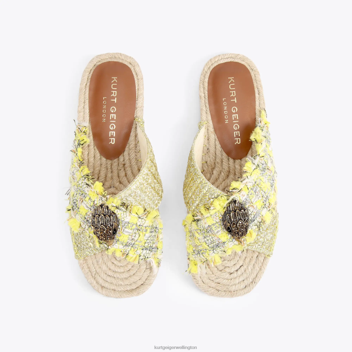 Kurt Geiger NZ - Kurt Geiger Yellow London Kensington Espadrille PZ2X445