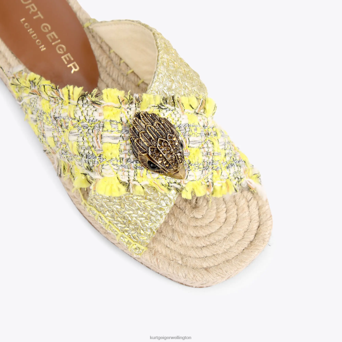 Kurt Geiger NZ - Kurt Geiger Yellow London Kensington Espadrille PZ2X445