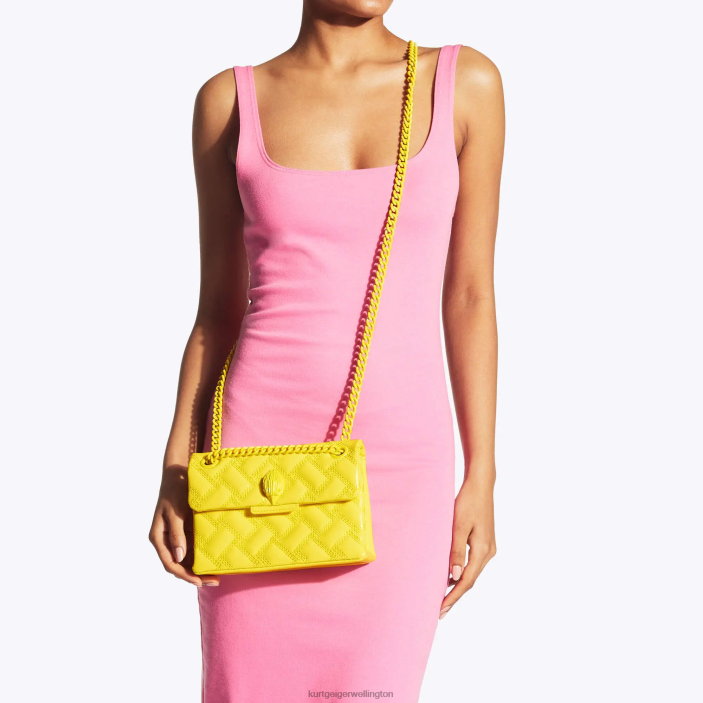 Kurt Geiger NZ - Kurt Geiger Yellow London Mini Kensington Drench PZ2X79