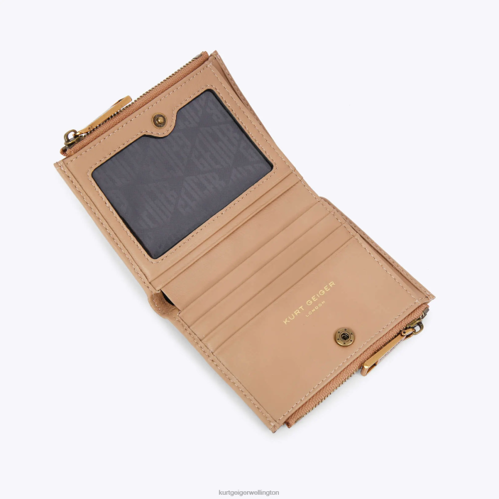 Kurt Geiger Wallet - Kurt Geiger Camel London Mini Purse PZ2X563