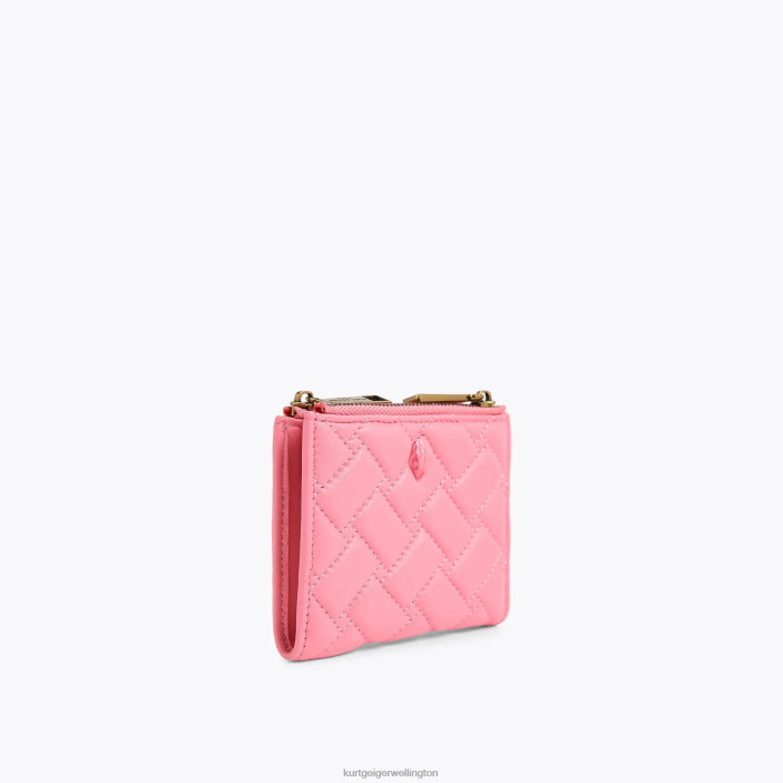 Kurt Geiger Wallet - Kurt Geiger Pink London Mini Purse Kensington PZ2X539